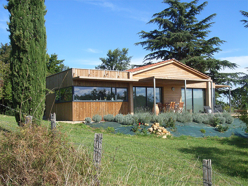 Maison Ossature Bois à Lozanne Rhône