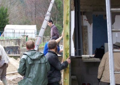 reconversion d’un bâtiment industriel bois en maison individuelle Serrières de Briord - 01470