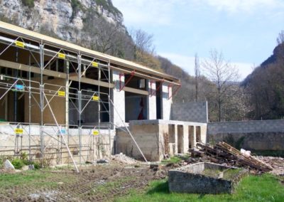 reconversion d’un bâtiment industriel bois en maison individuelle Serrières de Briord - 01470