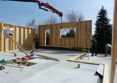 Construction d'une maison ossature bois La Tour de Salvagny - Rhône 69890