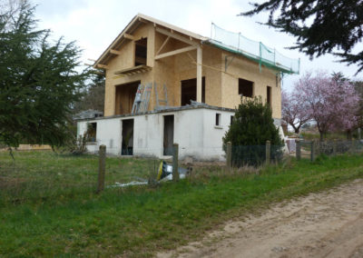 Construction d'une maison ossature bois La Tour de Salvagny - Rhône 69890