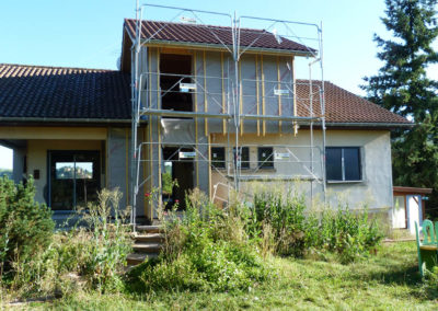 surélévation de maison à civrieux d'azergues - rhône